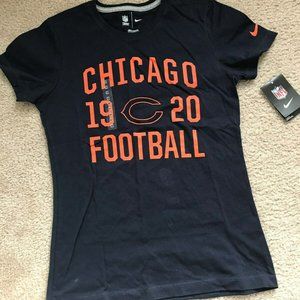 Chicago Bears Nike Navy T Shirt NWT Size M